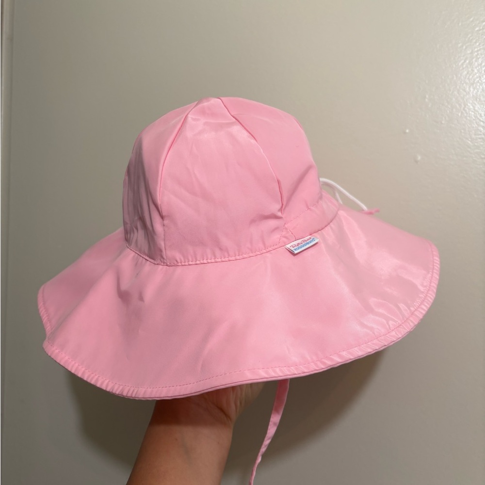 Ruffle Butts Pink Sun Hat 6-12M